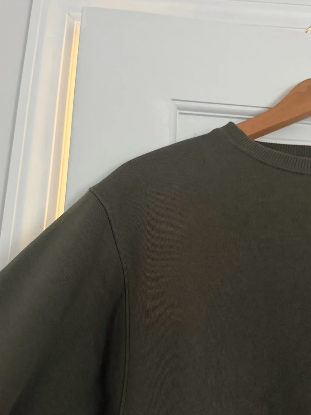 Melrose and Market Olive Green Crewneck Sweatshirt dress